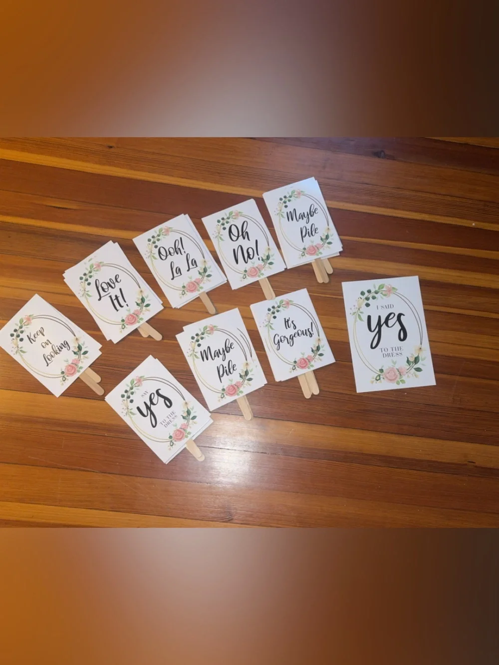Yes To The Dress - Dress shopping signs